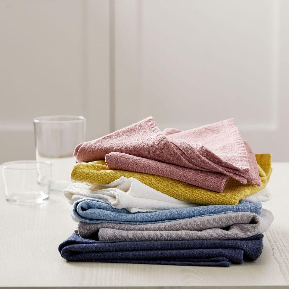 Textured Cotton Napkins (Set of 4) west elm United Kingdom